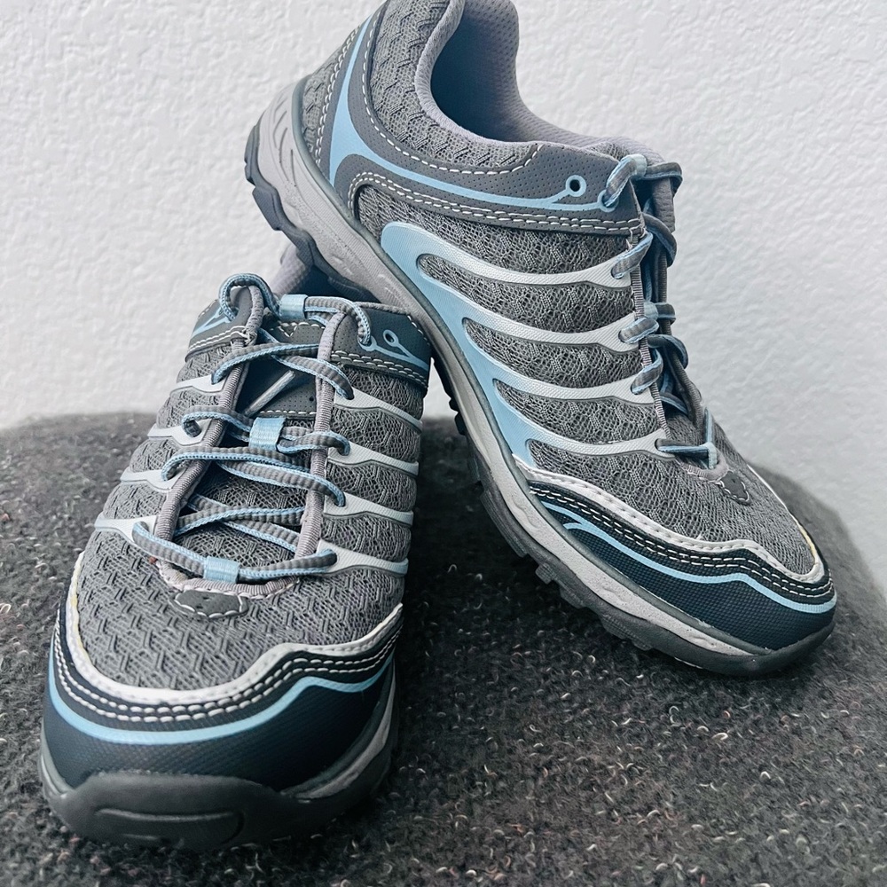 Eddie Bauer Women's Hiking Shoes Gray Blue Size 6.5 Stylish